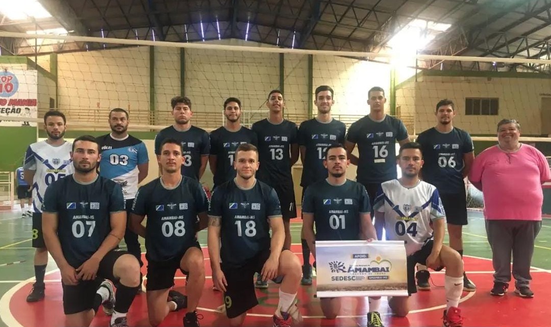 Amambai estreou com vitória no Conesul de Vôlei