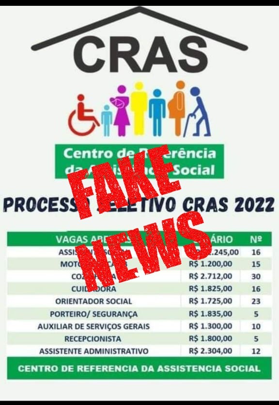 Prefeitura de Amambai desmente fake News sobre vagas para contratação no CRAS