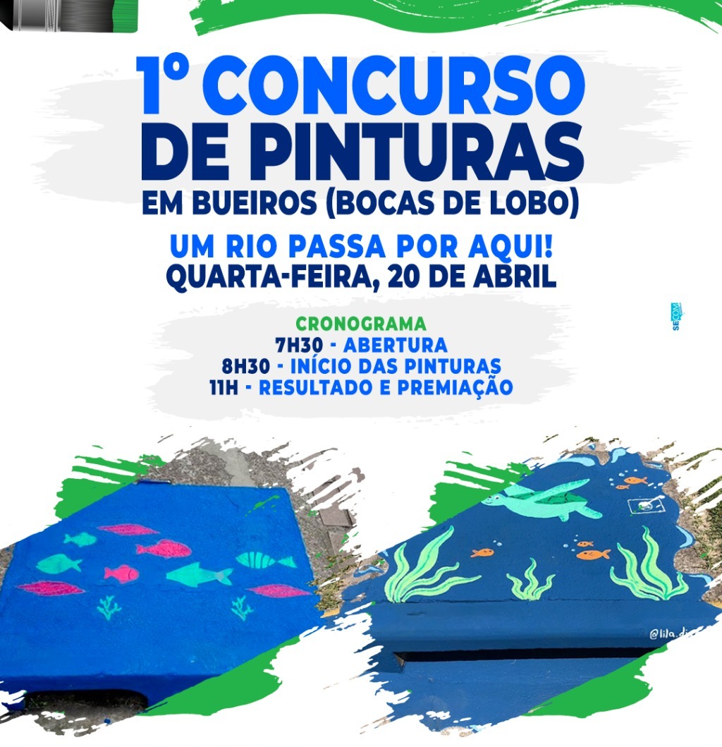 1º Concurso de Pintura em Bueiros acontece nesta quarta-feira em Amambai