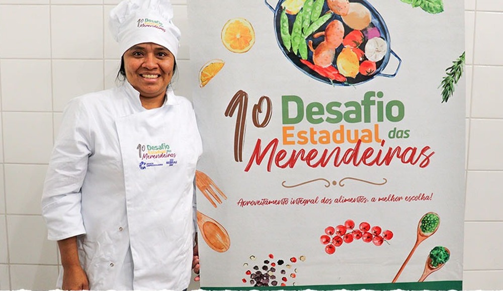 Indígena Ivanilda Moreira Nelson foi a vencedora da etapa amambaiense do 1º Desafio Estadual de Merendeiras