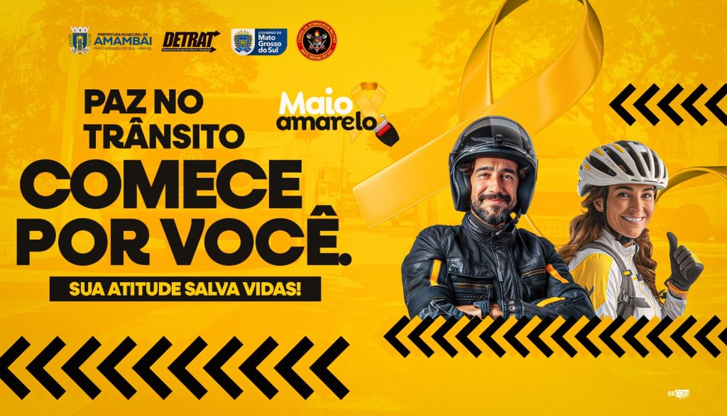 MAIO AMARELO: Prefeitura realiza palestras e atividades de conscientização