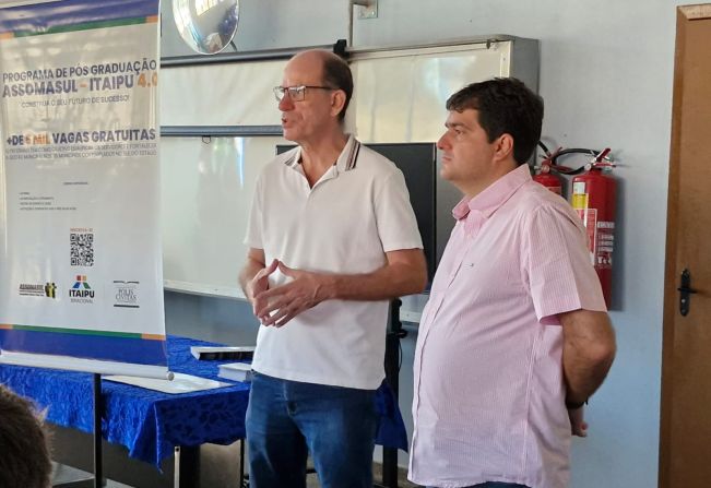 Amambai recebe lançamento do programa Assomasul Itaipu 4.0 para servidores municipais