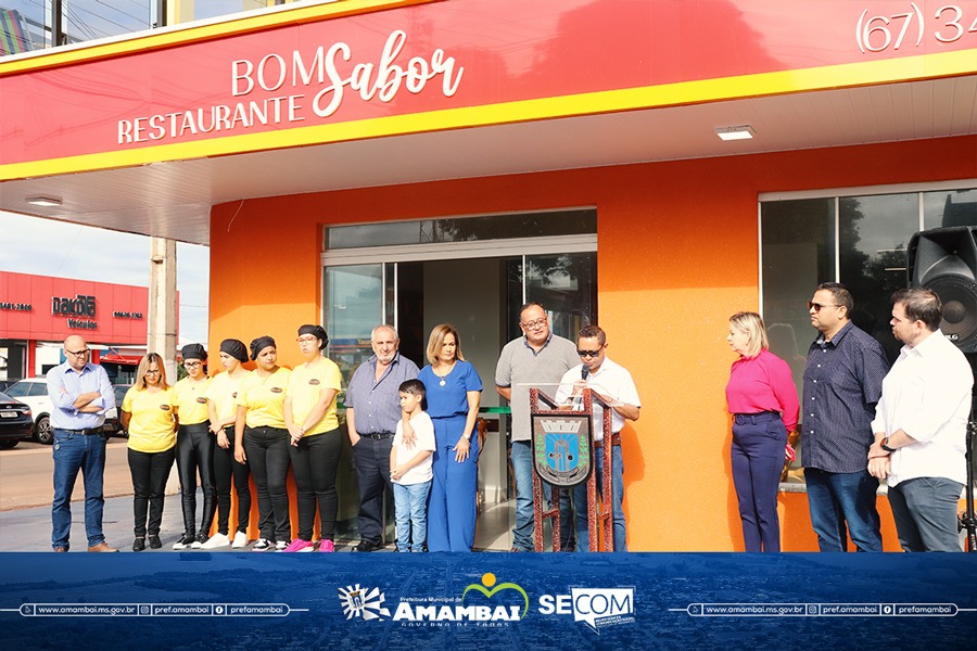 Restaurante Bom Sabor reinaugura em espaço moderno para melhor atender seus clientes