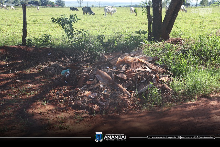 Prefeitura de Amambai realiza mutirão de limpeza e combate à Dengue na Vila Nossa Senhora Aparecida