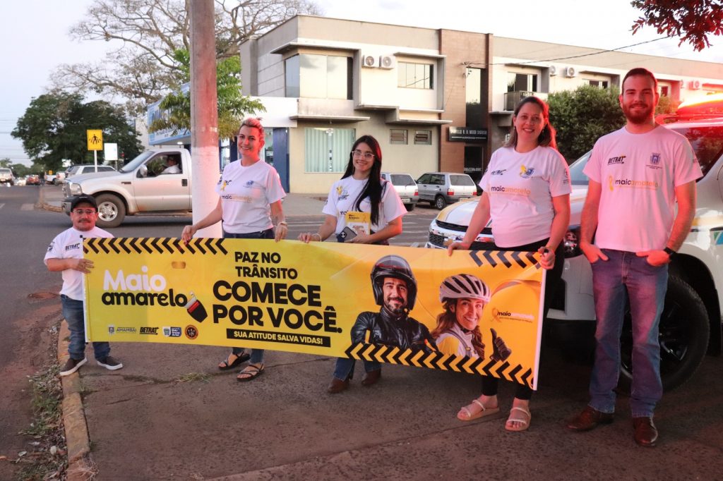 Prefeitura de Amambai realiza programação Maio Amarelo; encerramento acontece nesta quarta-feira (29)