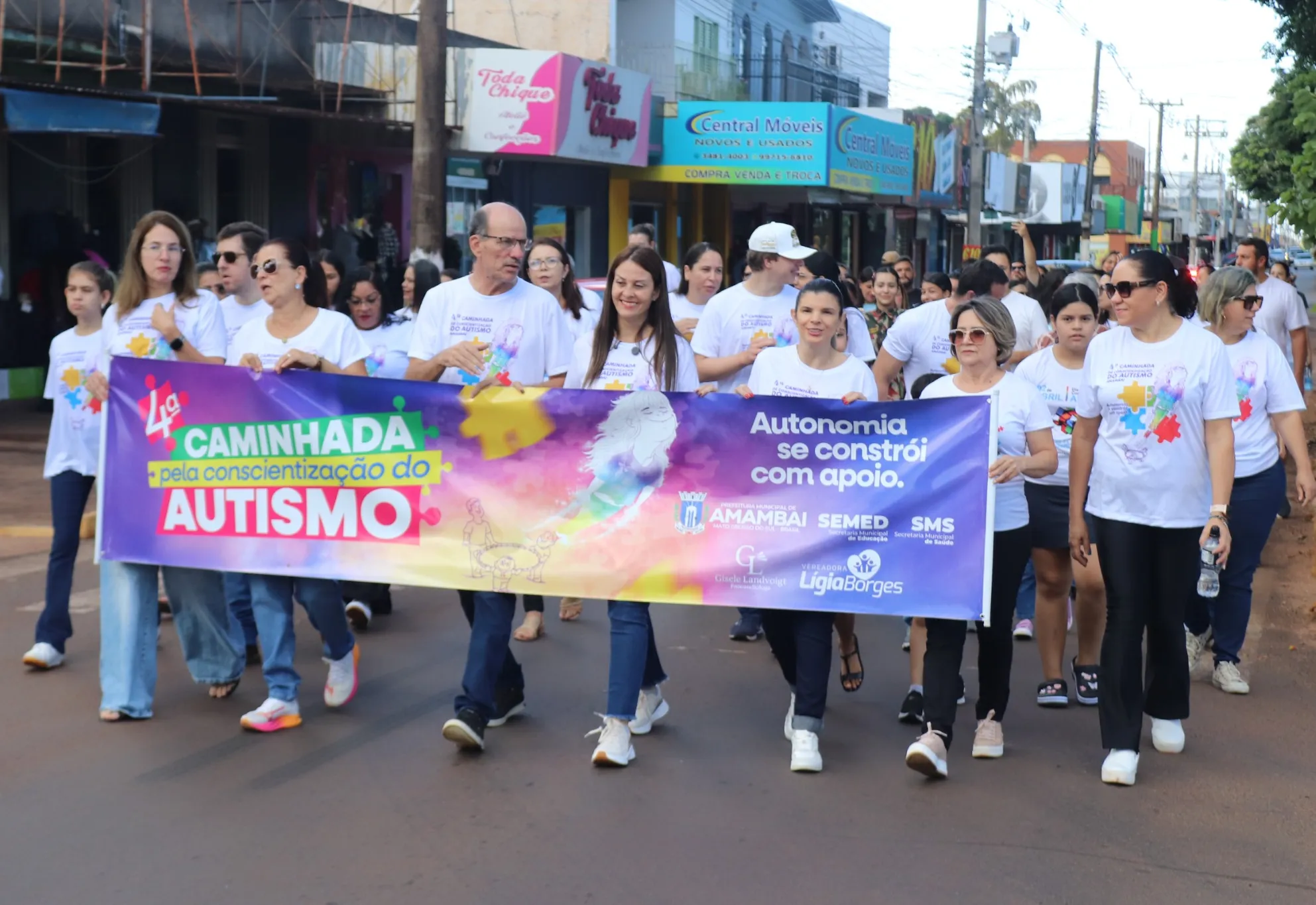 4ª Caminhada de Conscientização do Autismo mobiliza comunidade em ato de inclusão e respeito