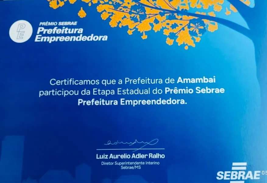 Sala do Empreendedor Rural de Amambai participa de projeto estadual e concorre ao Prêmio Prefeitura Empreendedora