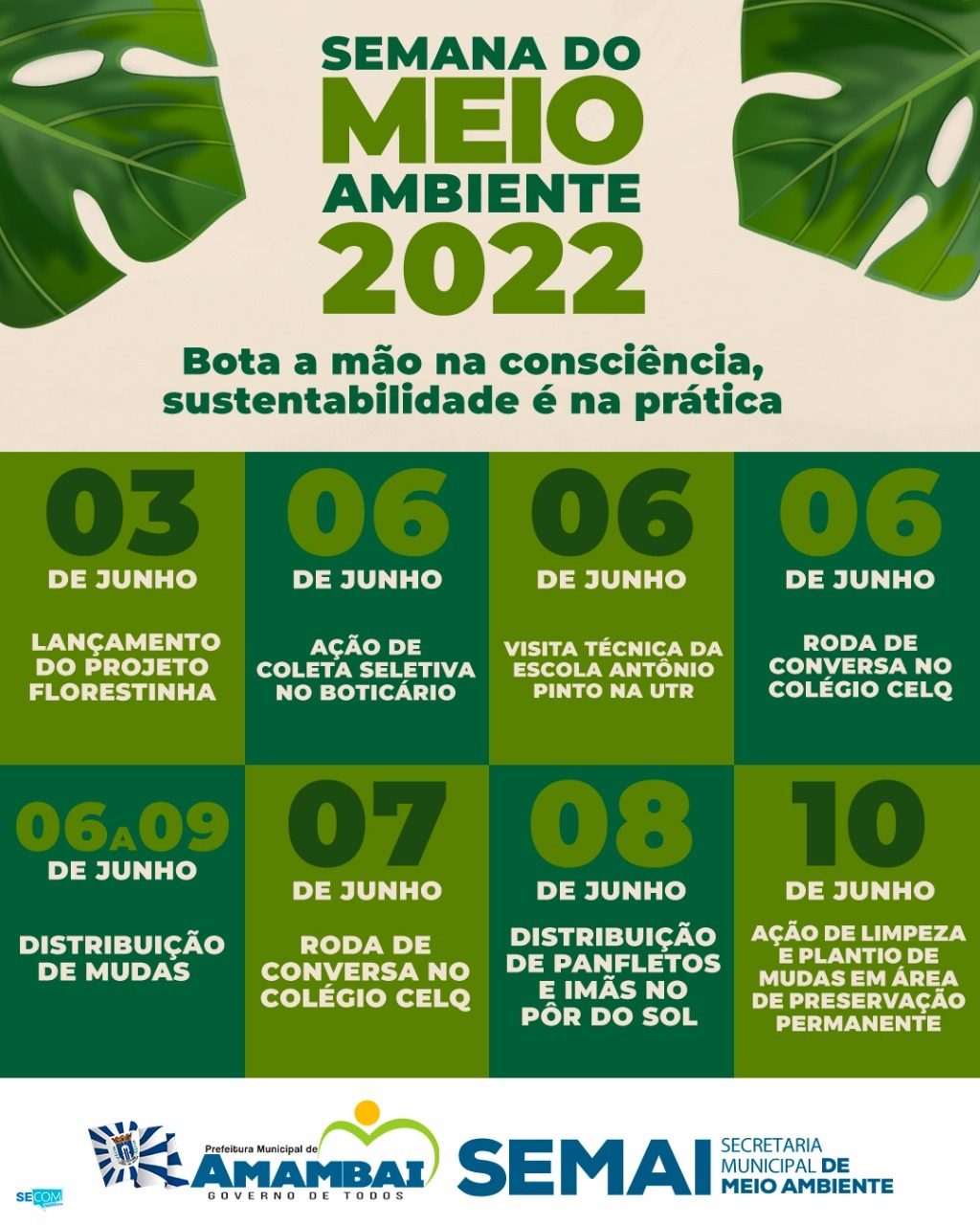 Prefeitura de Amambai desenvolve atividades alusivas à Semana do Meio Ambiente