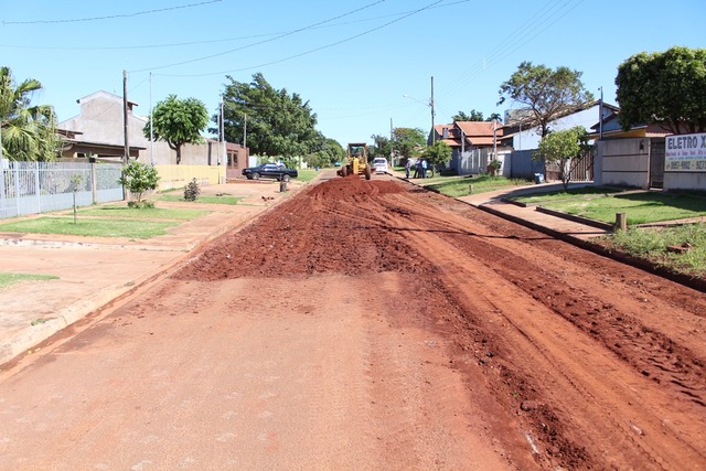 Ruas da Vila Pimentel serão 100% recuperadas em Amambai