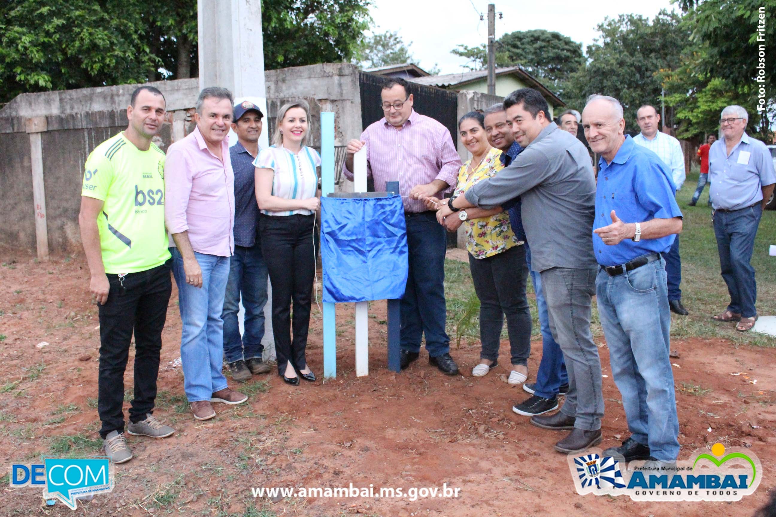 Prefeitura de Amambai inaugurou nova pavimentação asfáltica na região do Cristo/CTG