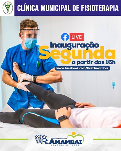 Prefeitura de Amambai inaugura Clínica de Fisioterapia nesta segunda-feira