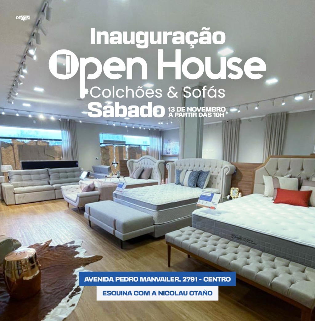 Open House Colchões & Sofás será inaugurada em Amambai neste sábado