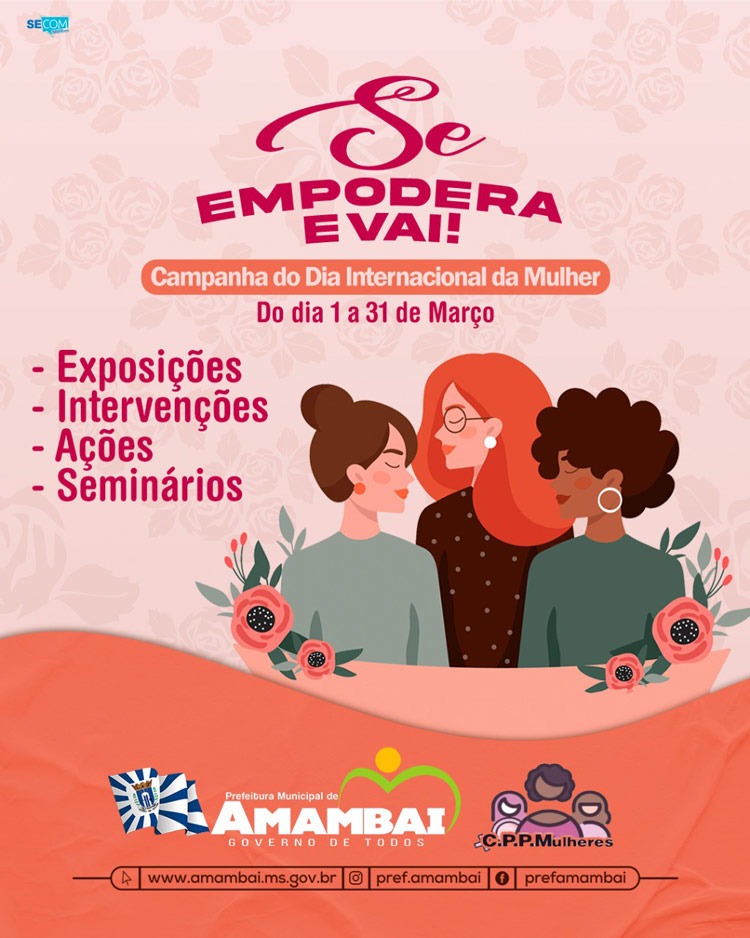 CPPM prepara ações para celebrar o Dia da Mulher em Amambai