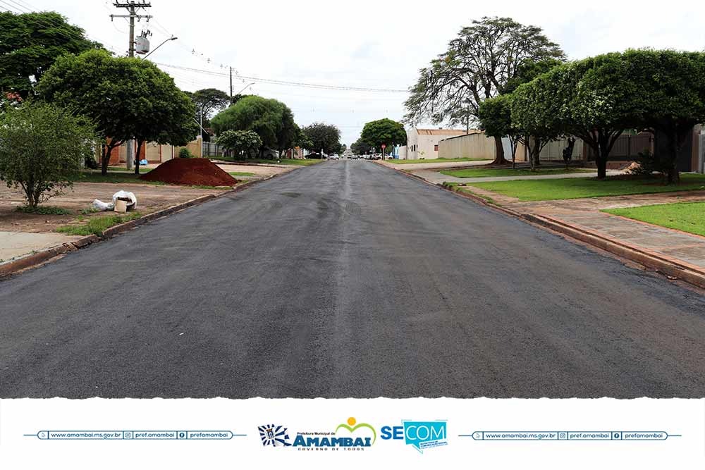 Prefeitura de Amambai intensifica trabalho de recuperação de ruas