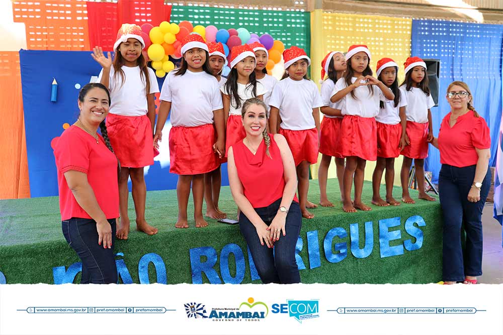 Festa da Família e Formatura do Pré-II marcam final de ano da Escola Municipal João Rodrigues