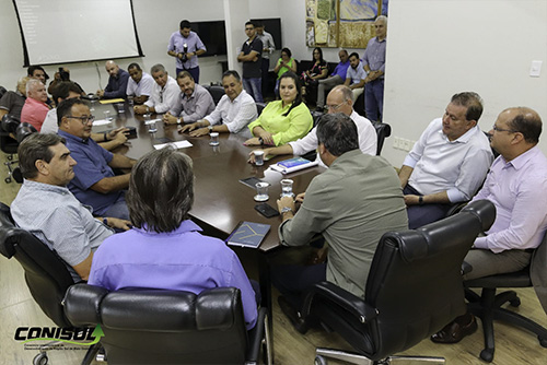 Em Campo Grande, prefeito Dr. Bandeira participa de reunião entre Governo do Estado e Consórcio CONISUL