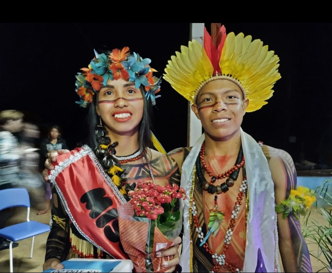 Jeile Fernandes Pavão e Weliton Teixeira Ricarte são escolhidos Miss e  Mister indígena da Aldeia Limão Verde - Prefeitura Municipal de Amambai-MS