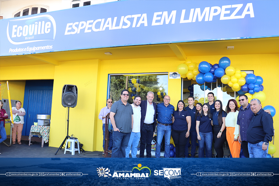 Com inovação e especialização, Ecoville Brasil chega a Amambai oferecendo o melhor da área da limpeza