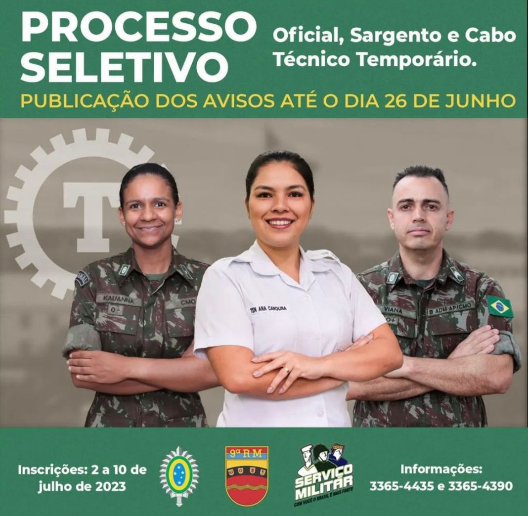 Exército abre inscrições para seleção para cargos temporários no Pará, Pará