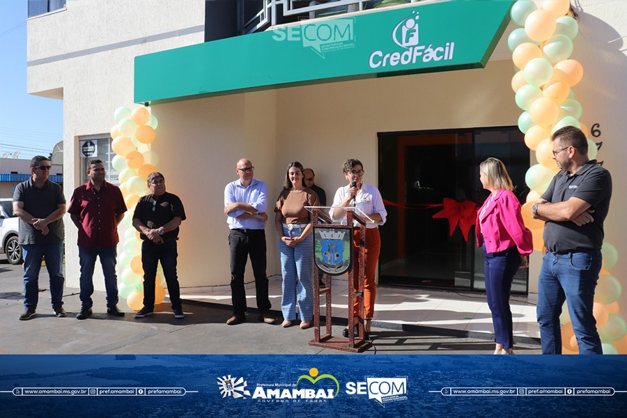 Nova empresa de crédito CredFácil inaugura em Amambai