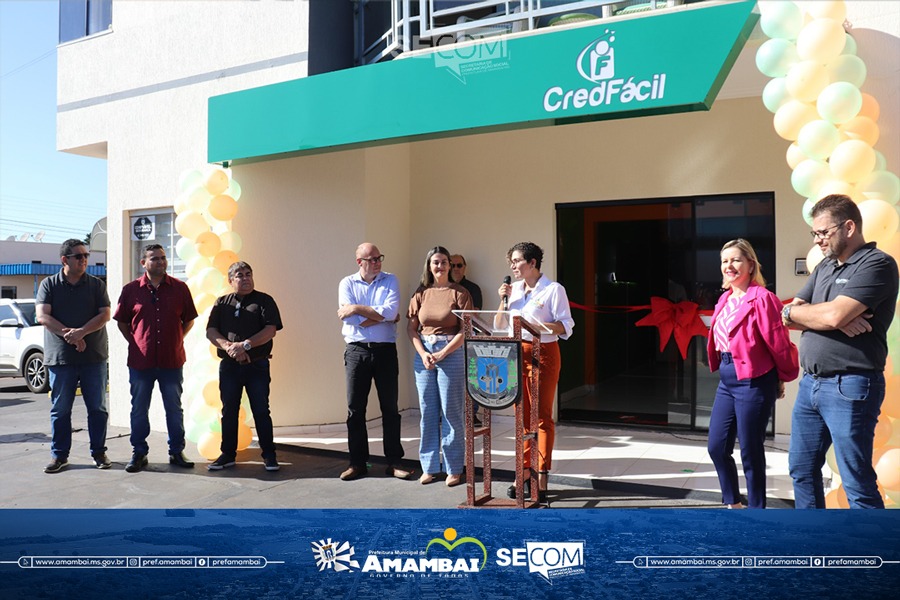 Nova empresa de crédito CredFácil inaugura em Amambai