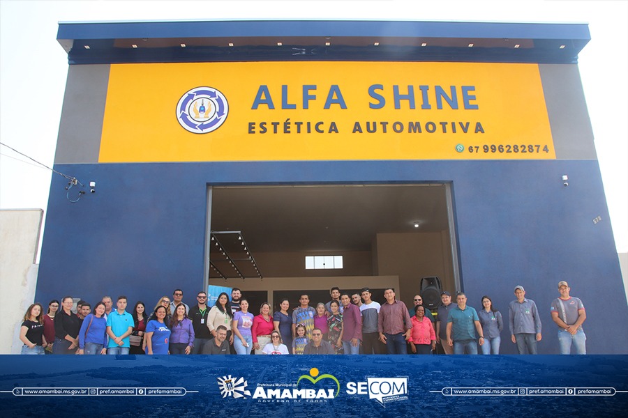 Gessé Francisco inaugura Alfa Shine e amplia opções no mercado de estética automotiva em Amambai