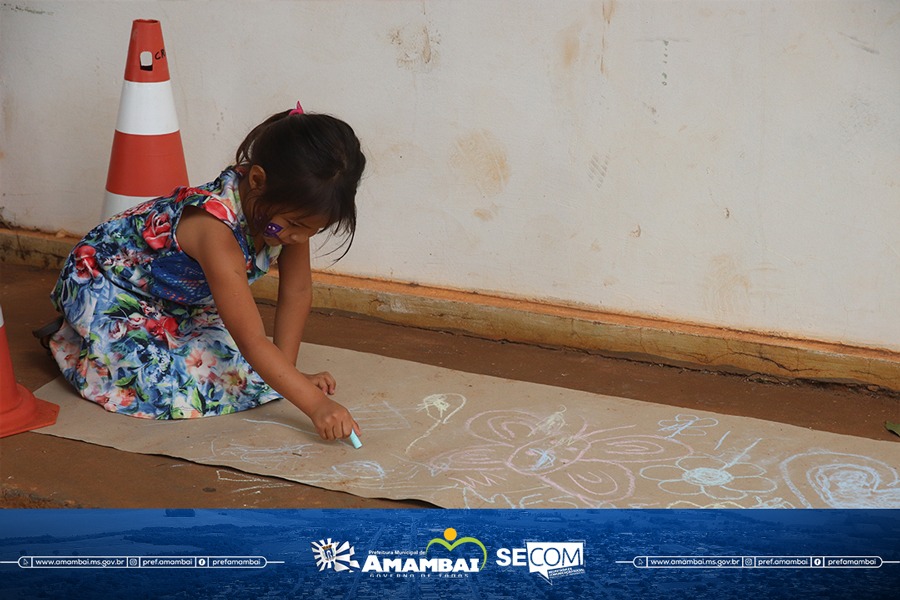 Programa Criança Feliz celebra Agosto Verde com atividade em Amambai