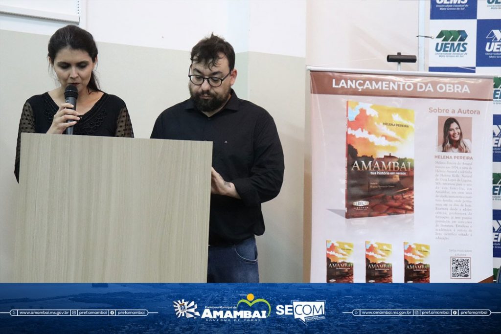 No mês de aniversário do município, Helena Pereira lança livro que tem Amambai como inspiração