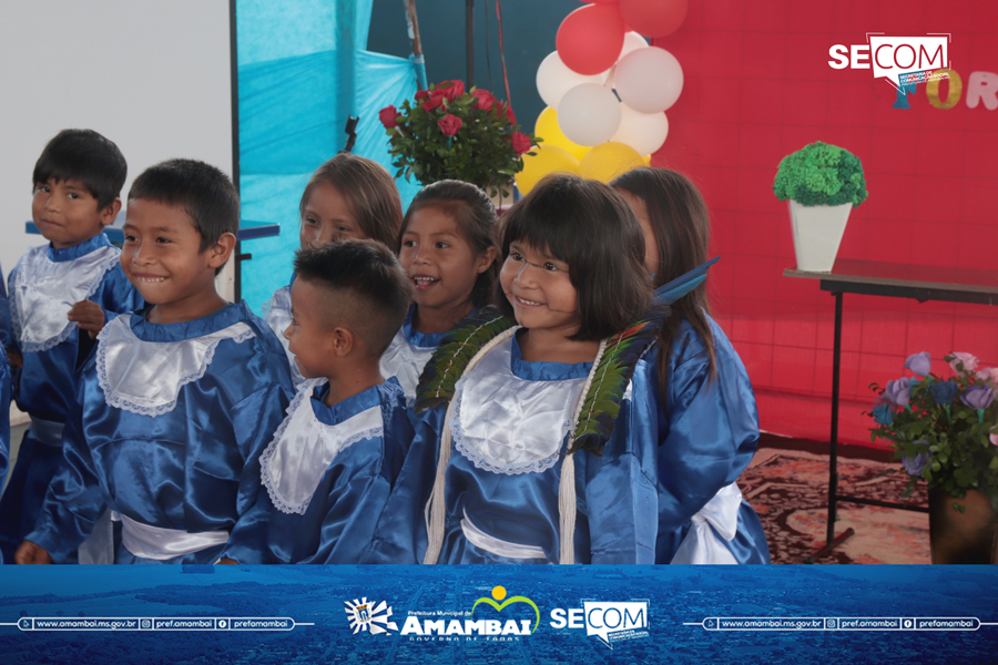 Escola Municipal Tupã’I Ñandeva celebra formatura dos alunos do Pré II