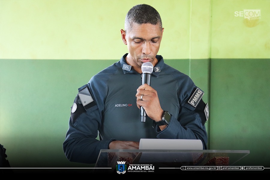Polícia Militar realiza o lançamento do Programa Kunã Reko Porã em Amambai