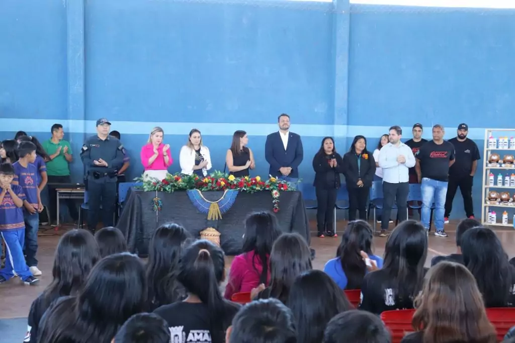 Polícia Militar e Prefeitura de Amambai realizam a 30ª Formatura do PROERD na Aldeia Amambai